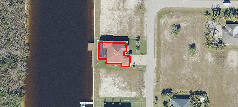 Gulf Access Waterfront Home Site
