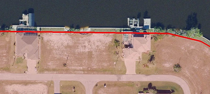Direct Gulf Access Waterfront Lot