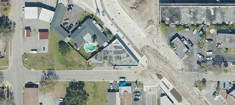 Strip Center with Loading Dock