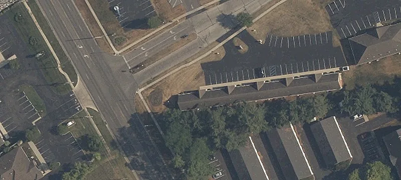 Corner Office Suite Building