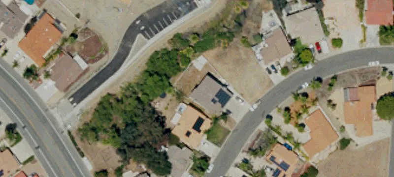 Residential Land Lot with Rear Slope