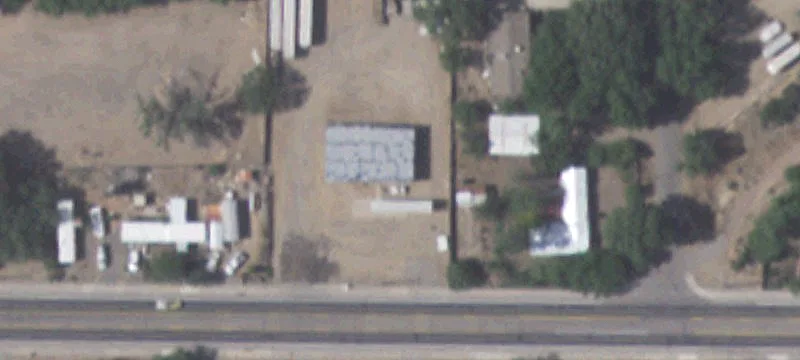Fenced Commercial Industrial Land