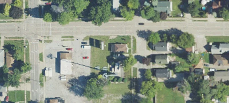 Gas Station and Service Garage