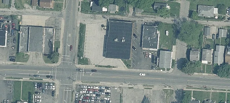 Corner Retail Building with Parking