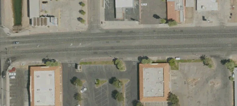 General Commercial Land with Chain-Link Fence