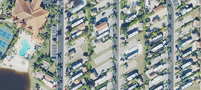 RV Resort Lot with Paver Courtyard