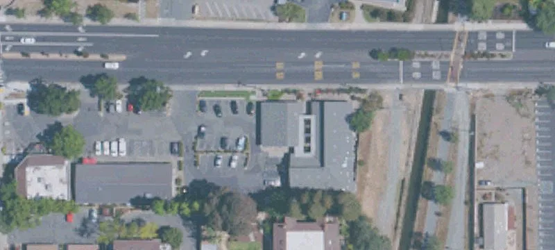 Neighborhood Strip Center with Monument Sign
