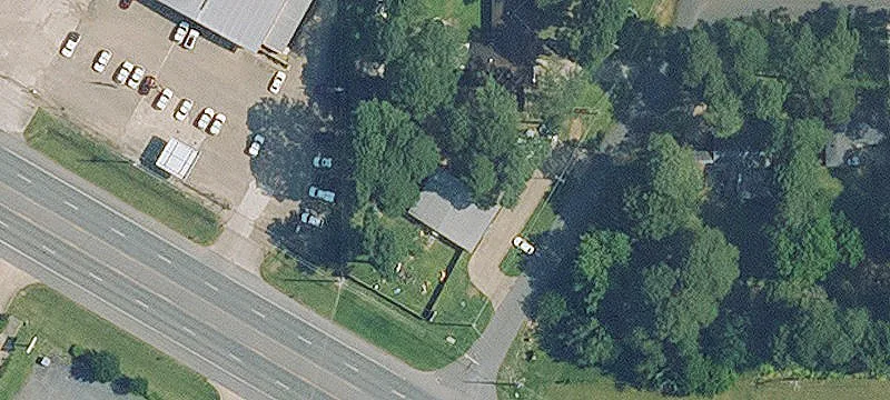 Office Building with Corner Lot