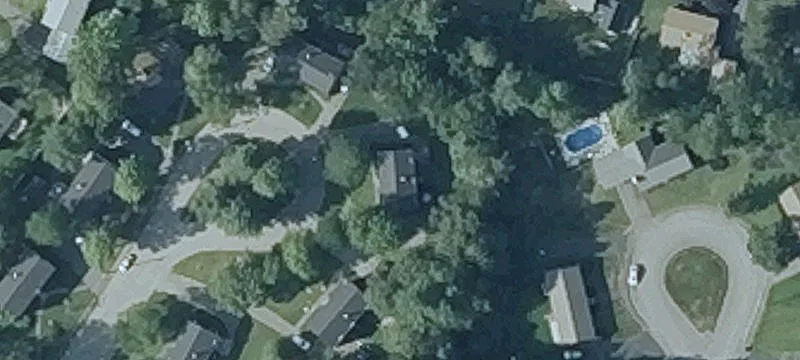Duplex Home with Two Driveways