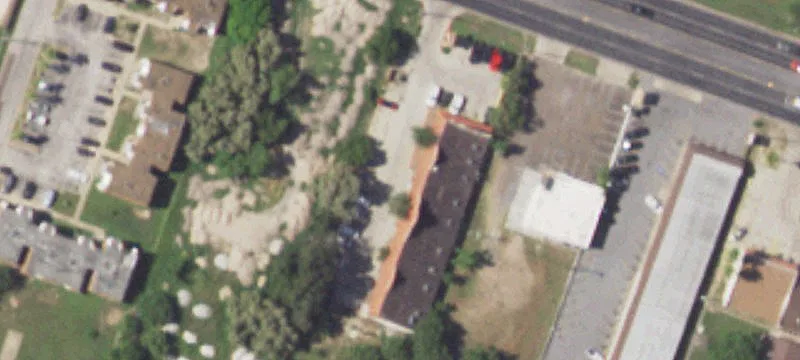 Stucco Auto Service Building