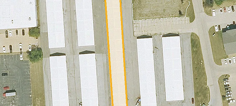 Self-Storage Facility with Gated Access