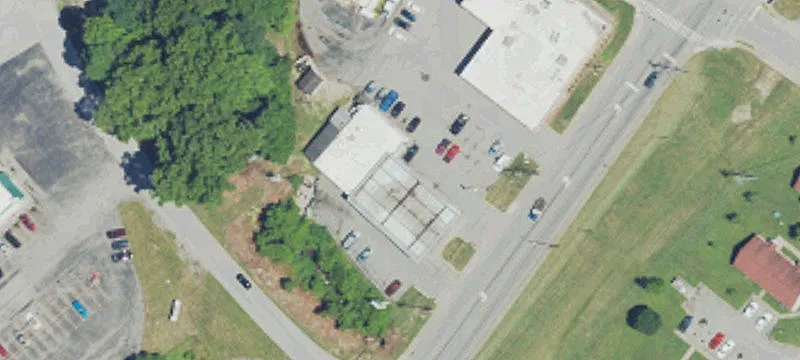 Freestanding Retail Building at Signalized Corner