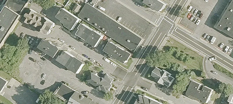 Corner Lot Multifamily Building
