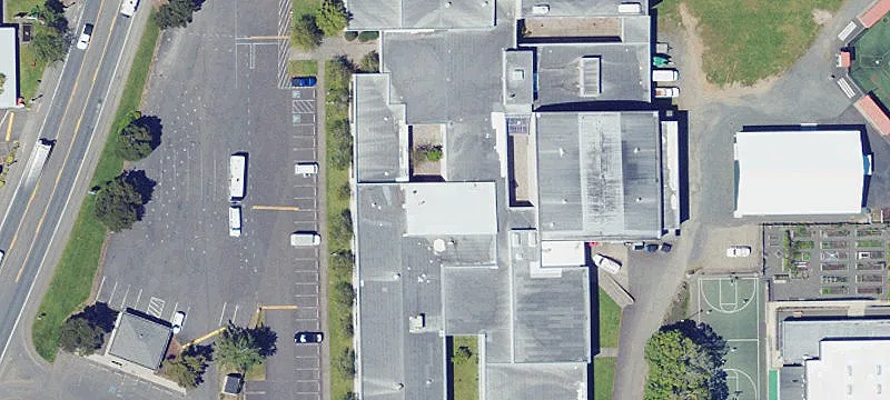 One-Story School Building