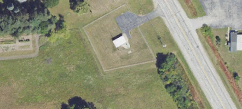 Corner Pizza Restaurant Building