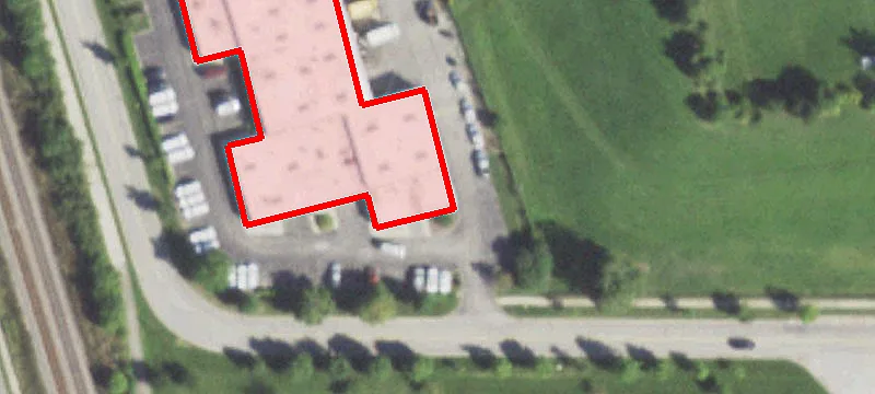 Warehouse with Drive-In Doors
