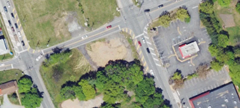 Signalized Corner Retail Development Site