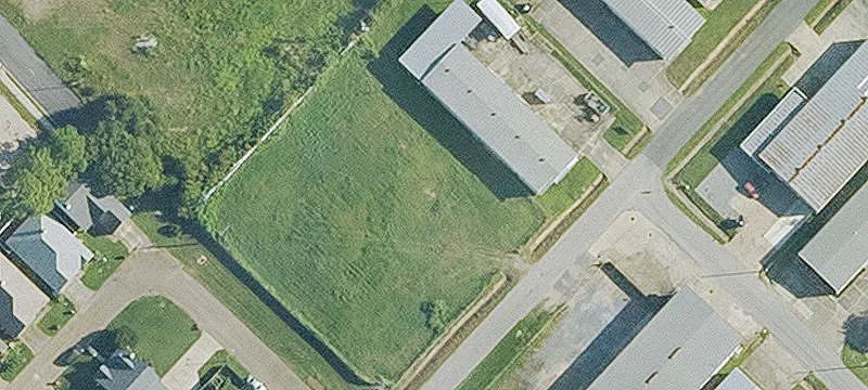 Industrial Zoning Fenced Lot
