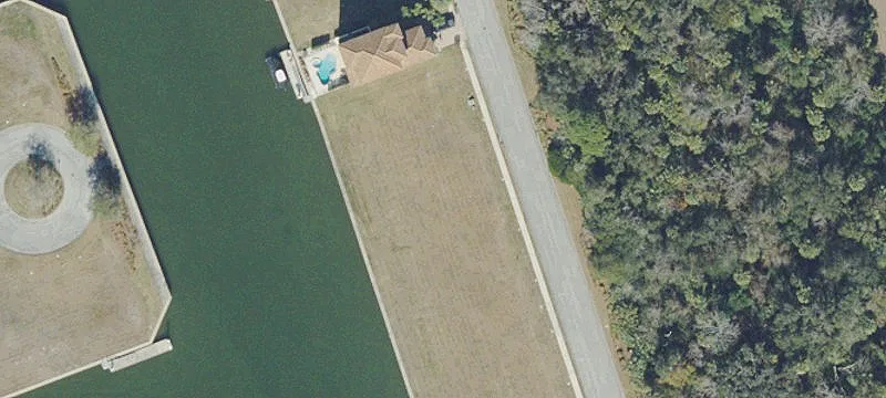 Waterfront Canal Homesite Land
