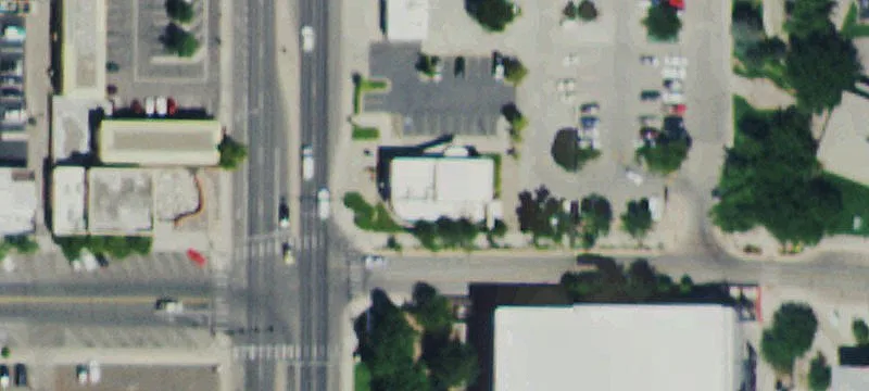 Freestanding Corner Commercial Building