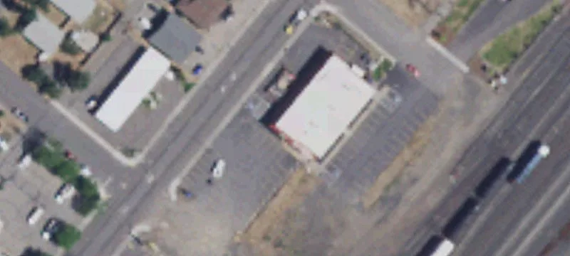 Retail Building with Paved Lot