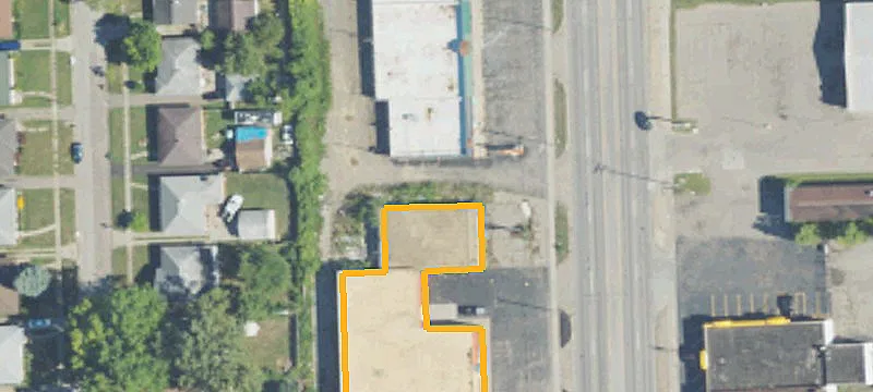Strip Center with New Roof