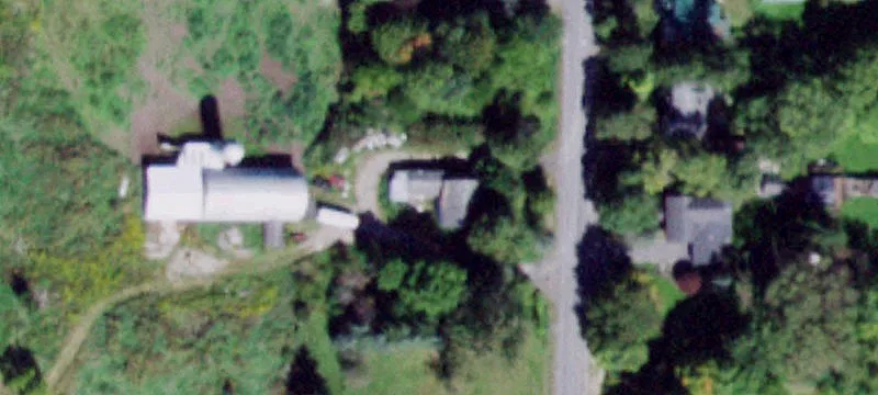 Clear Farmland with Dairy Barn