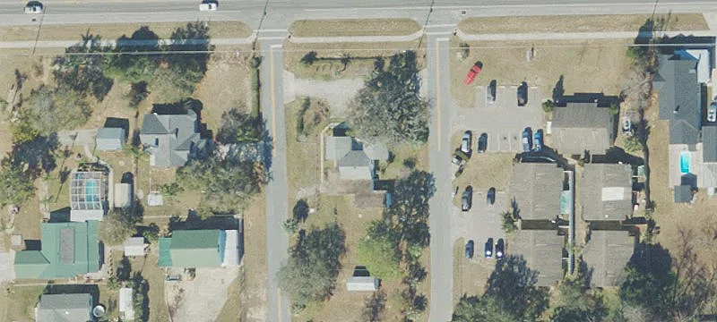 Office Building with Fenced Yard