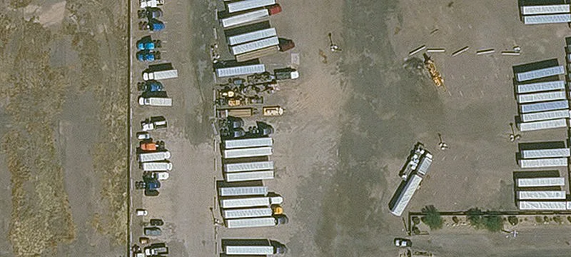 Contractor Yard with Modular Office