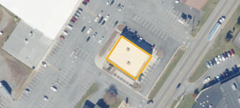 Free-Standing Retail Auto Parts Building