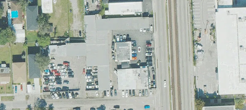 Gated Automotive Repair and Storage Facility