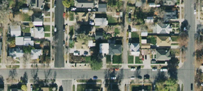 Brick Duplex with Two Garages