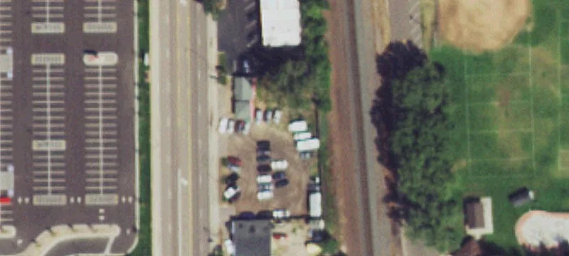 Corner Retail Building with Drive-In