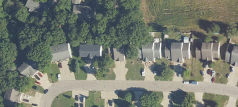 Residential Duplex with Attached Garages