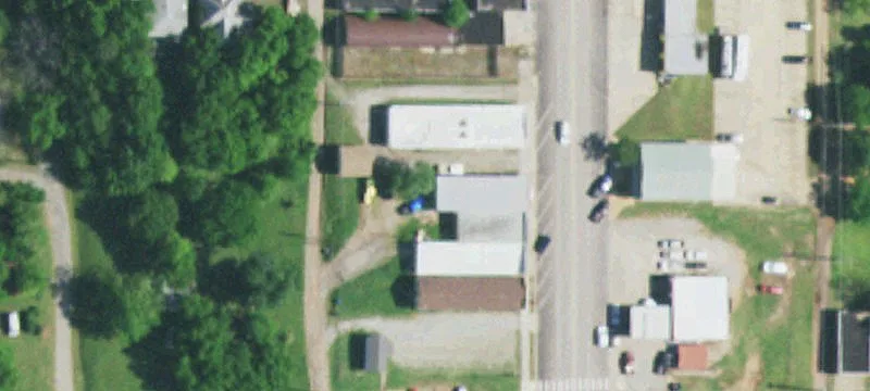 Cinder Block Retail Building