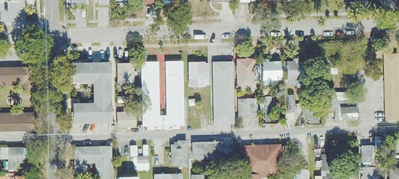 Duplex with Vacant Land