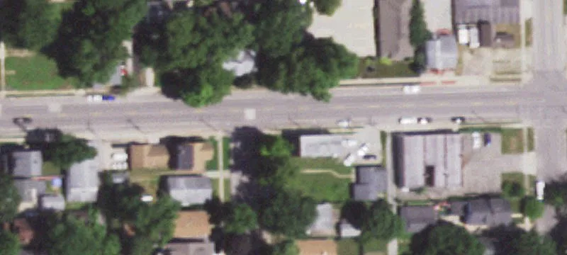 Multi-Unit Retail Building with Flat Roof