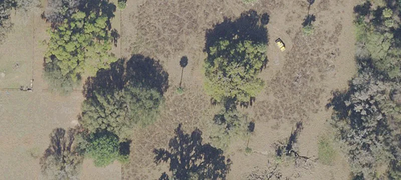 Partially Cleared Flag Lot Land