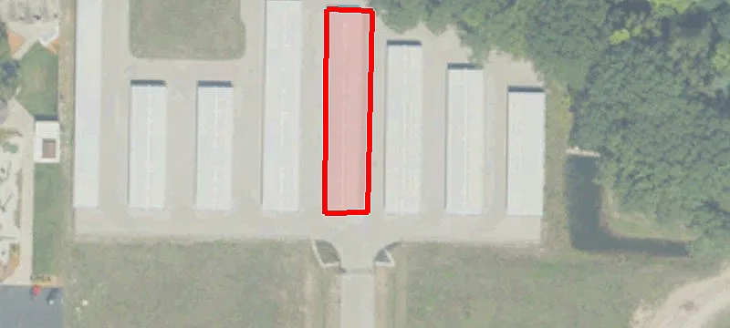 Industrial Storage Unit with Mezzanine