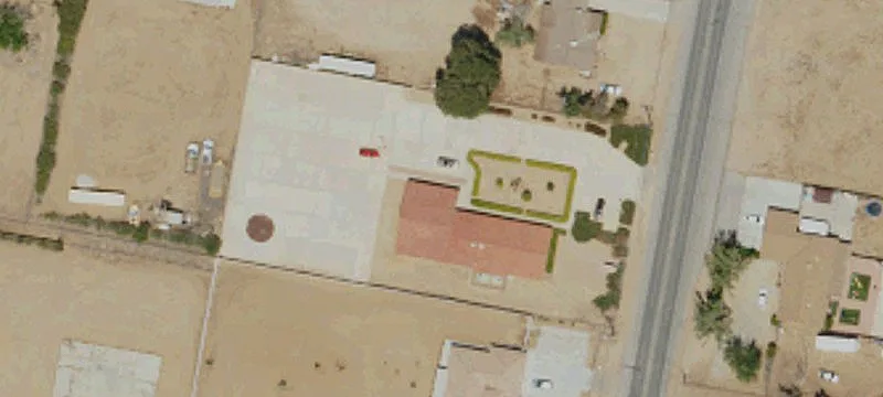 Church Building with Large Parking Lot