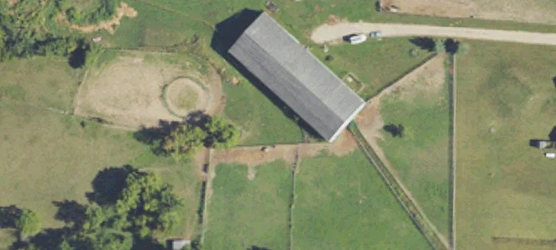 Horse Farm with Indoor Arena Barn