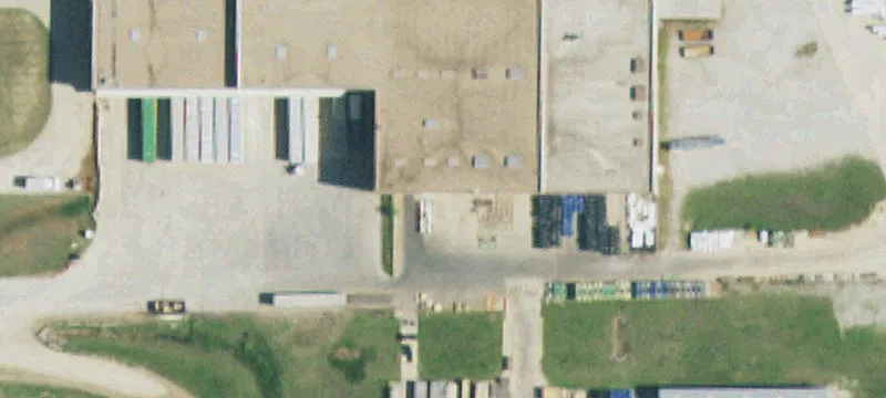 Fenced Industrial Development Site