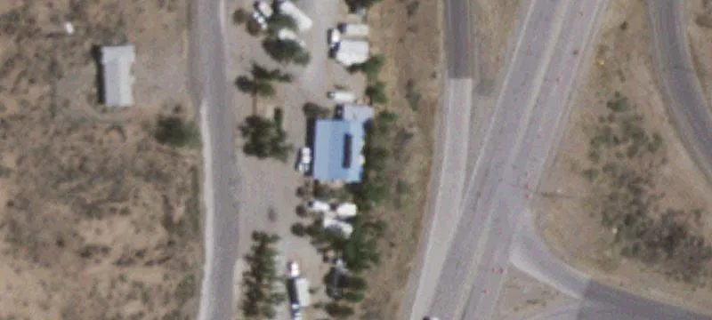 RV Park With Service Building