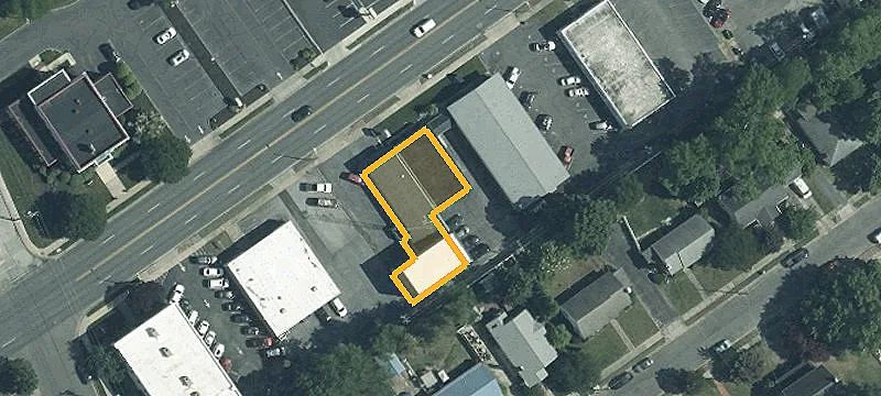 Brick Retail Building with Parking