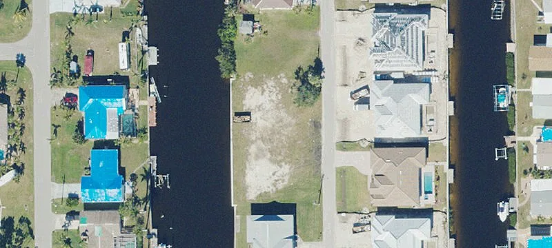 Waterfront Canal Lot with Seawall