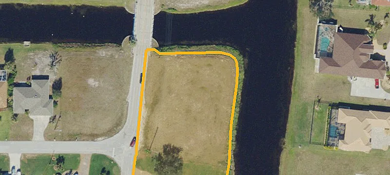 Corner Canal Waterfront Lot