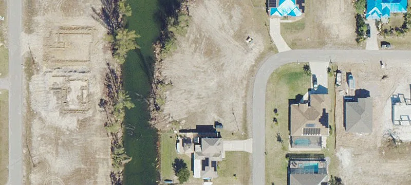 Canal-Front Residential Home Lot
