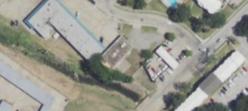 Renovated Fenced Parking Lot