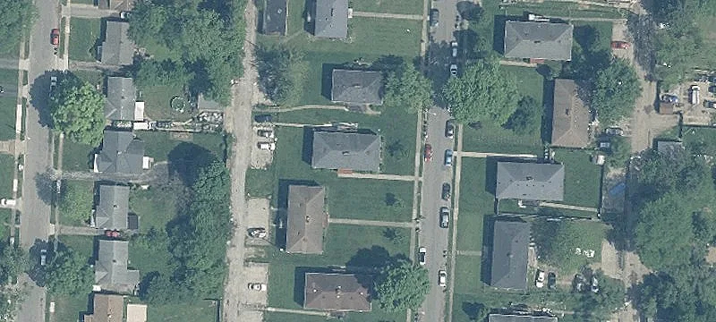 Four-Unit Brick Apartment Building