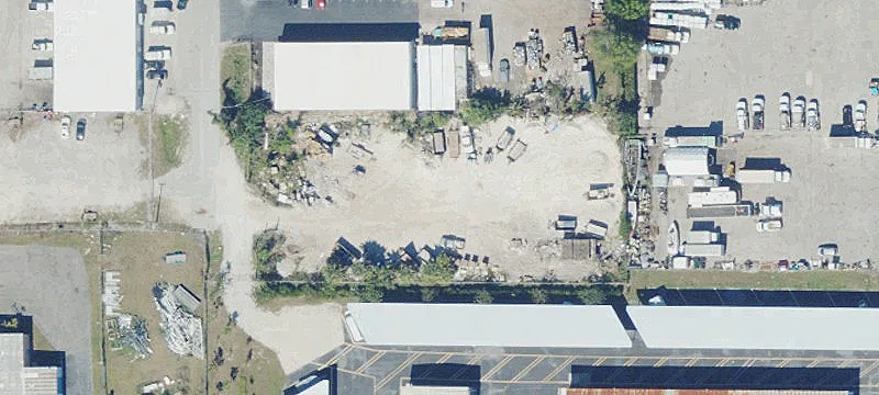 Fenced Industrial Land Parcel
